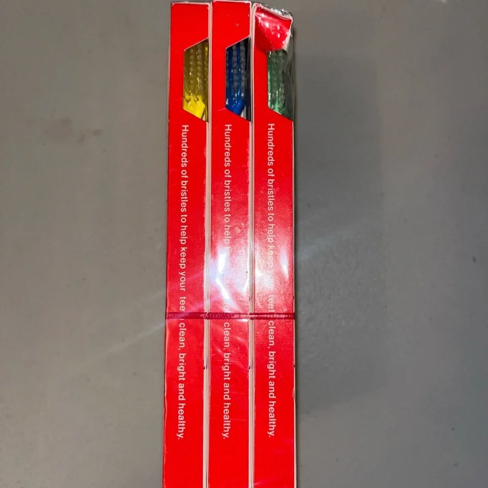 New Squibb 4‎ Row Gentle Toothbrush Set
